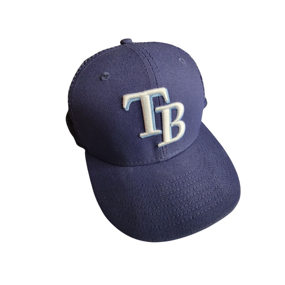 Tampa Blue Rays TB Embroyded New Era Navy Blue Hat 9